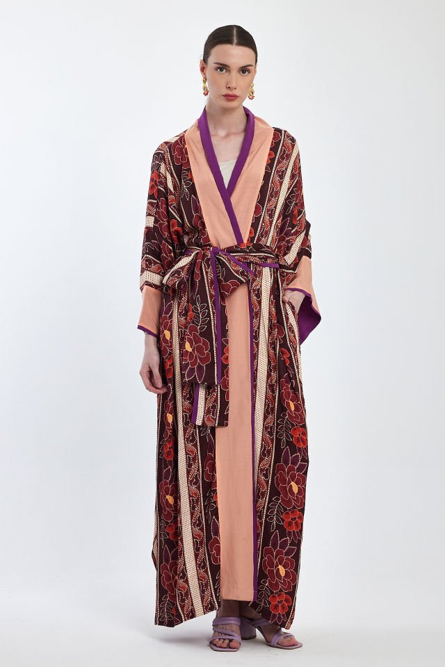 الحرير الساتان تصميم خاص كيمونو