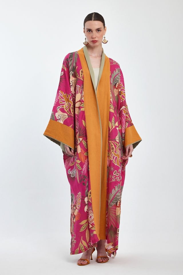 Linen Fabric Special Design Kimono