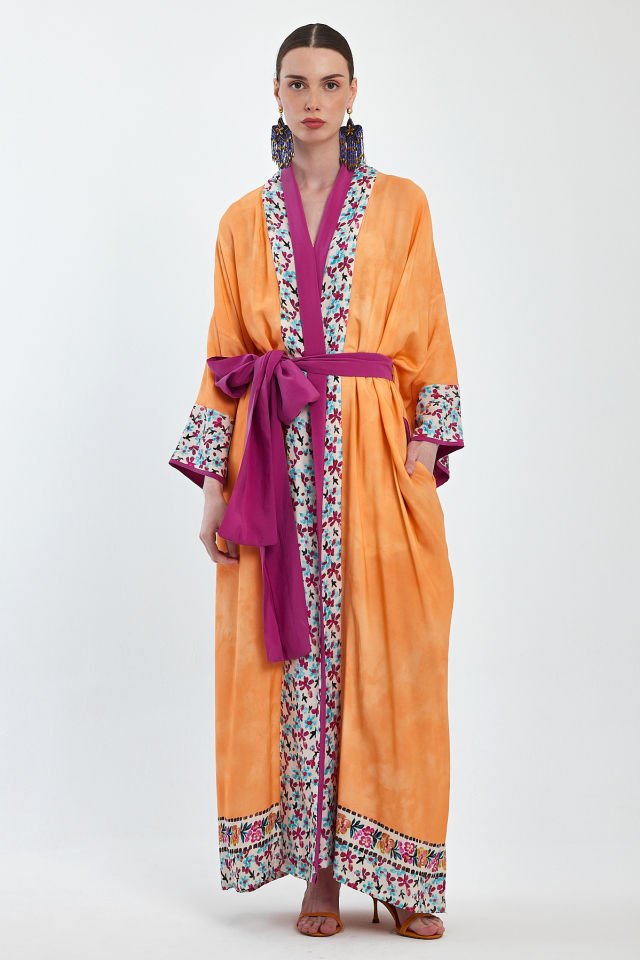 Pamuk Kumaş Özel Tasarım Kimono