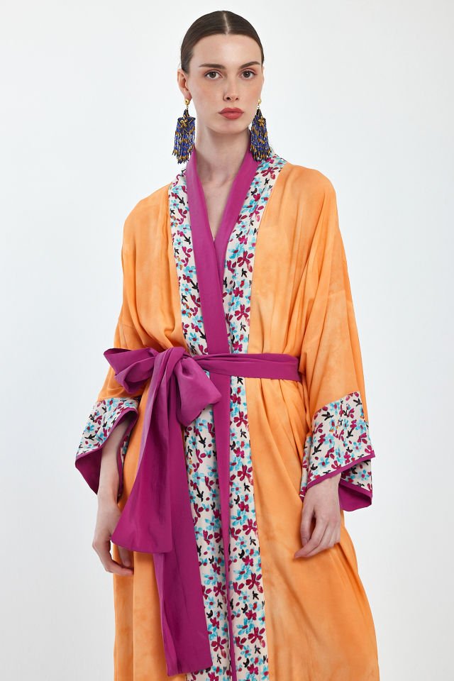 Pamuk Kumaş Özel Tasarım Kimono