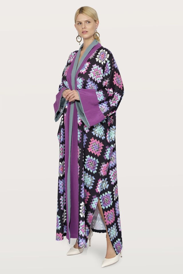 Cotton Satin Special Design Kimono