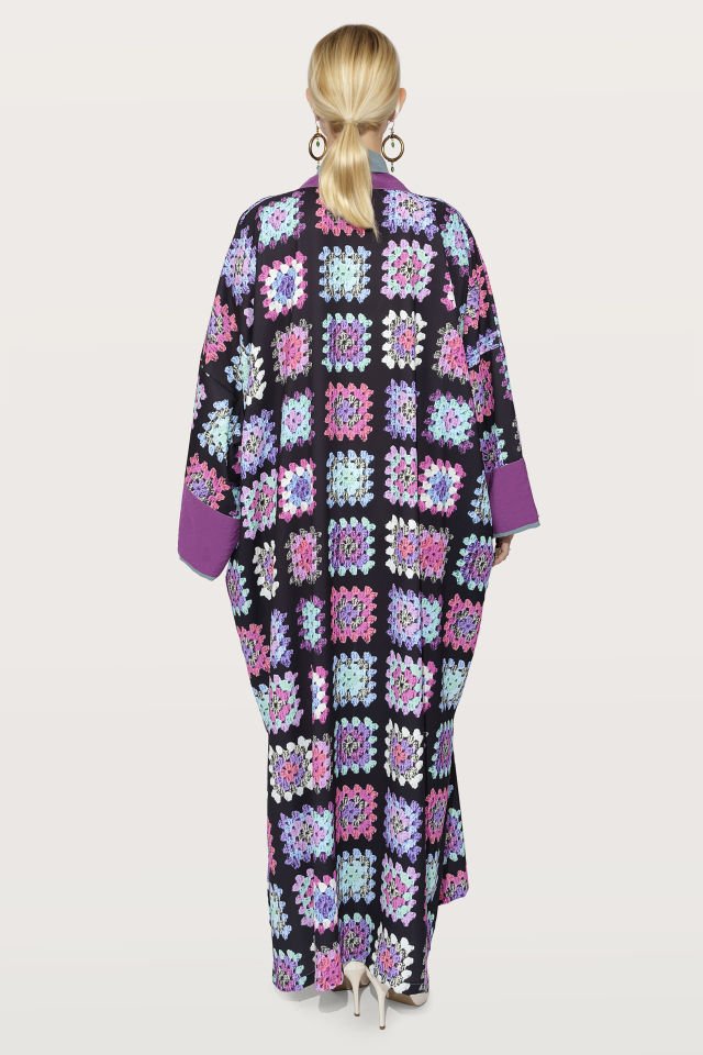 Cotton Satin Special Design Kimono