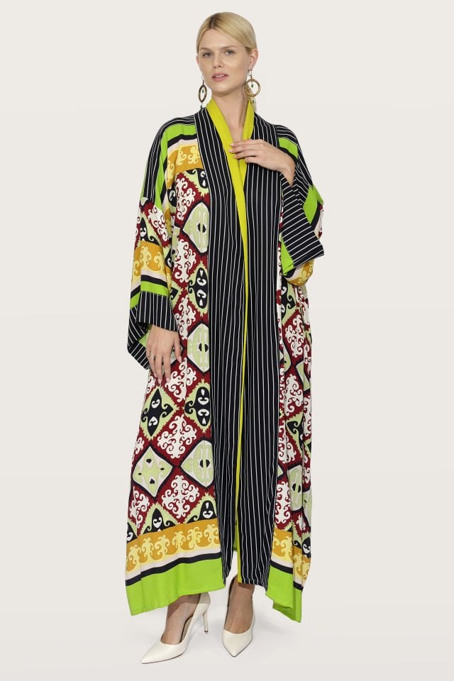 Cotton Viscose Special Design Kimono
