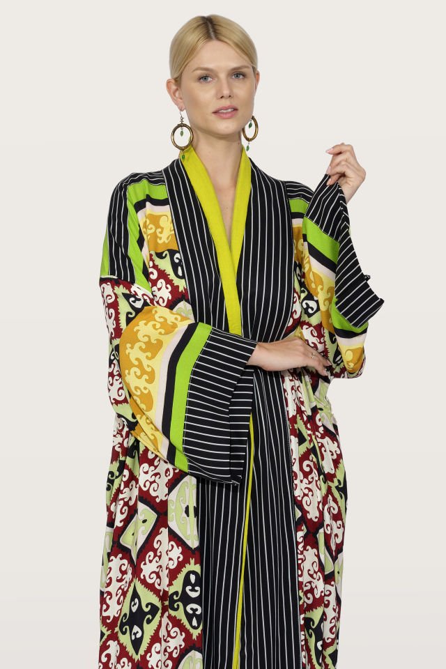 Cotton Viscose Special Design Kimono