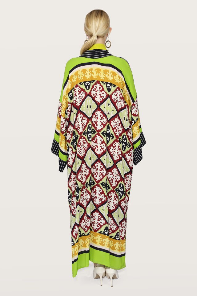 Cotton Viscose Special Design Kimono