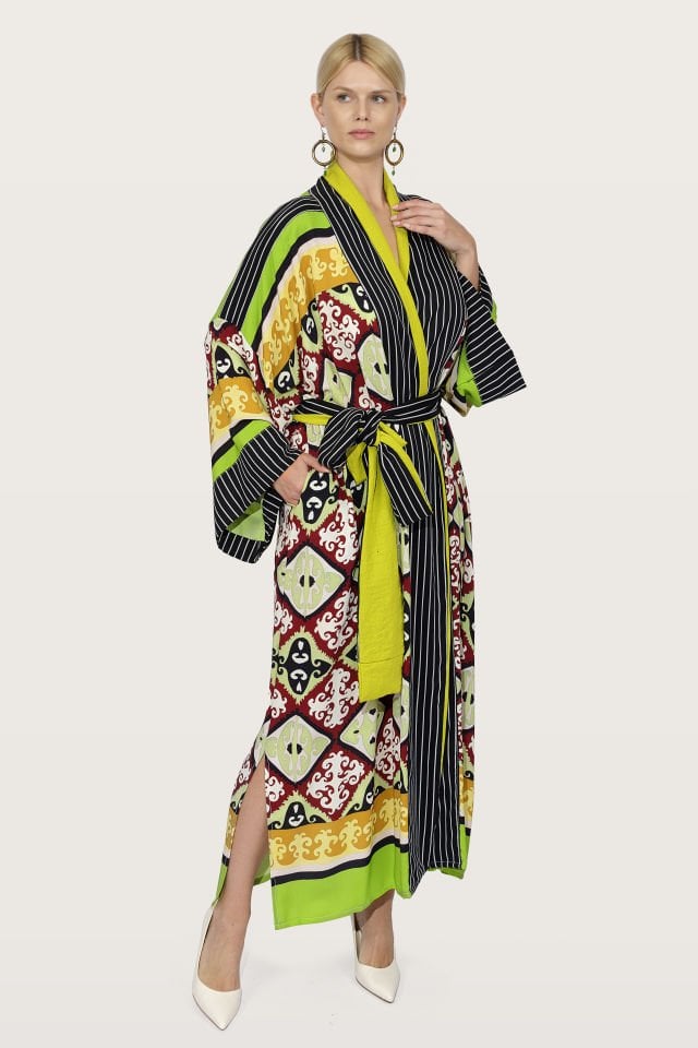 Cotton Viscose Special Design Kimono
