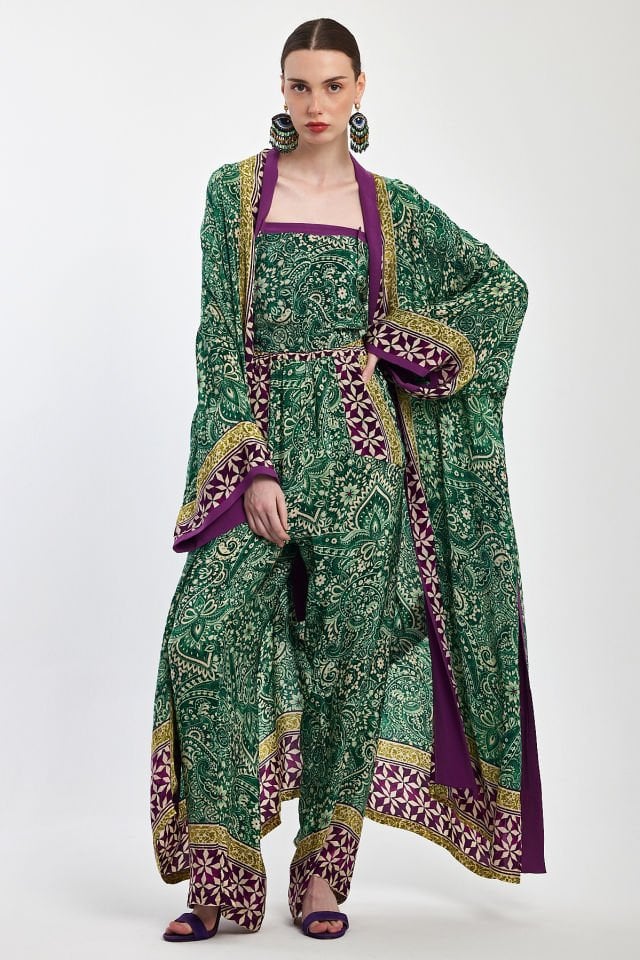 Silk Satin Special Design 3 Piece Set