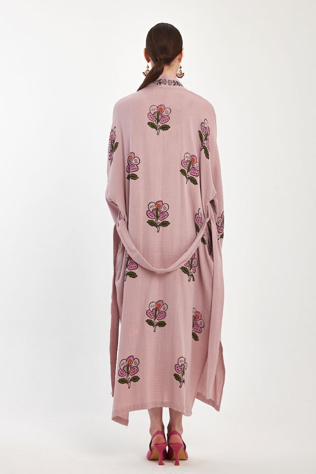 Handmade Woodblock Print Special Design Kimono
