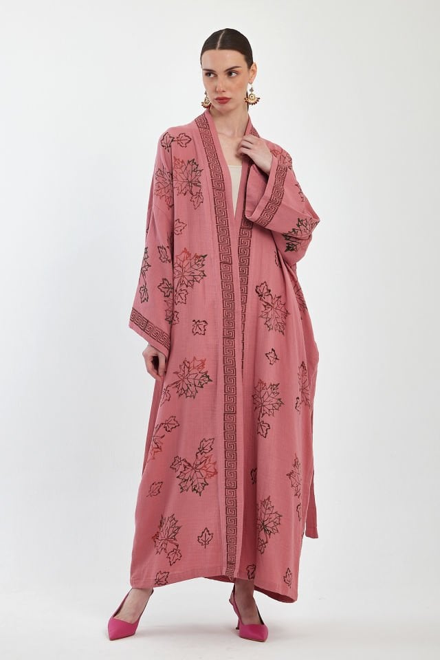 Handmade Woodblock Print Special Design Kimono