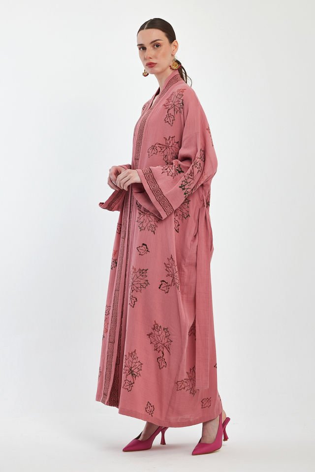 Handmade Woodblock Print Special Design Kimono
