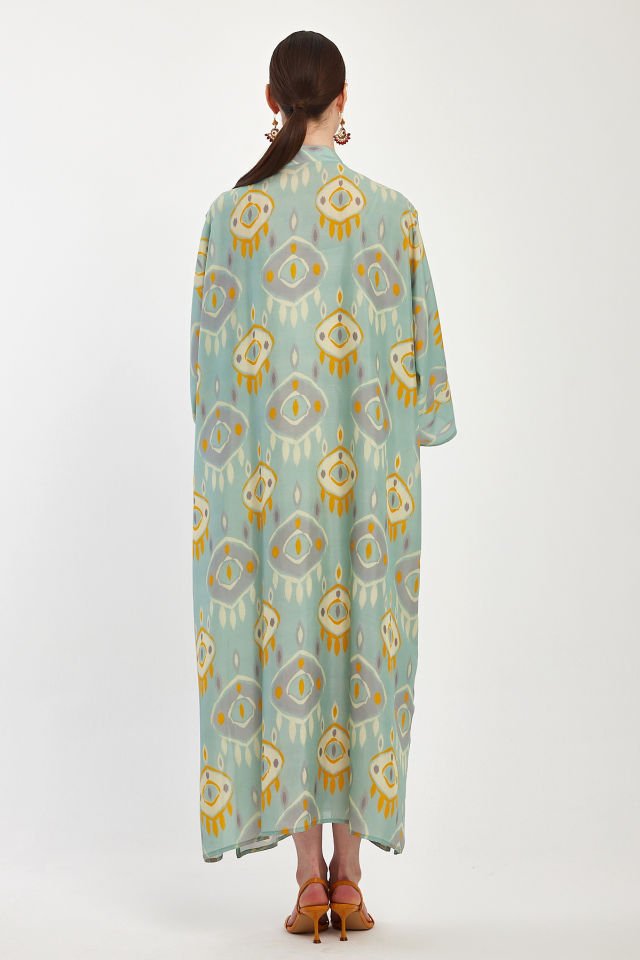 Saf Ipek Kimono