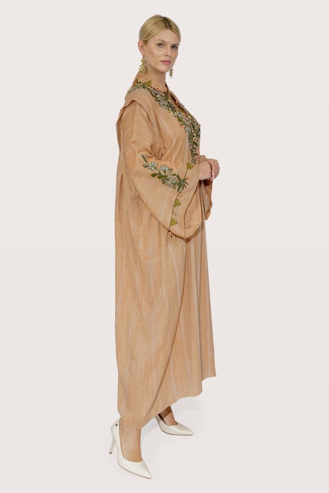 Antique Hand Woven Silk Cotton Blend Dress
