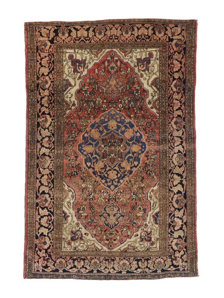 Antik Iran Kaşan Halısı