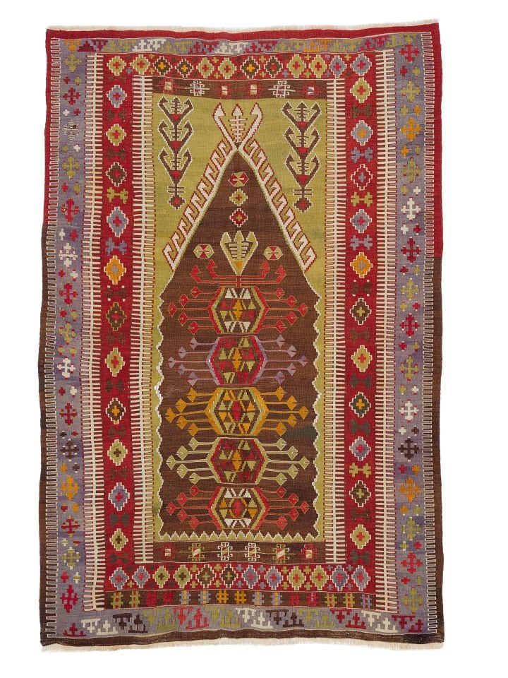 Antik Konya Obruk Kilim Rug