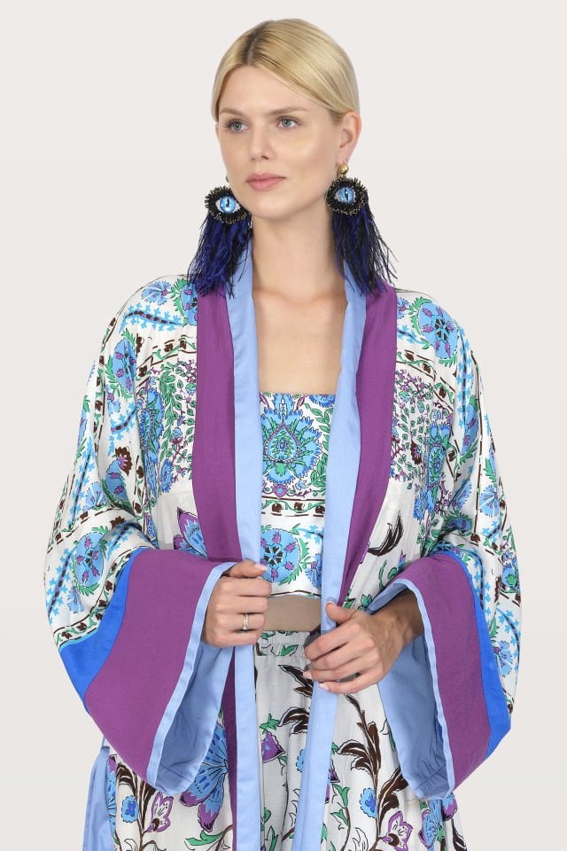 Three Piece Kimono Set - Cotton Fabric
