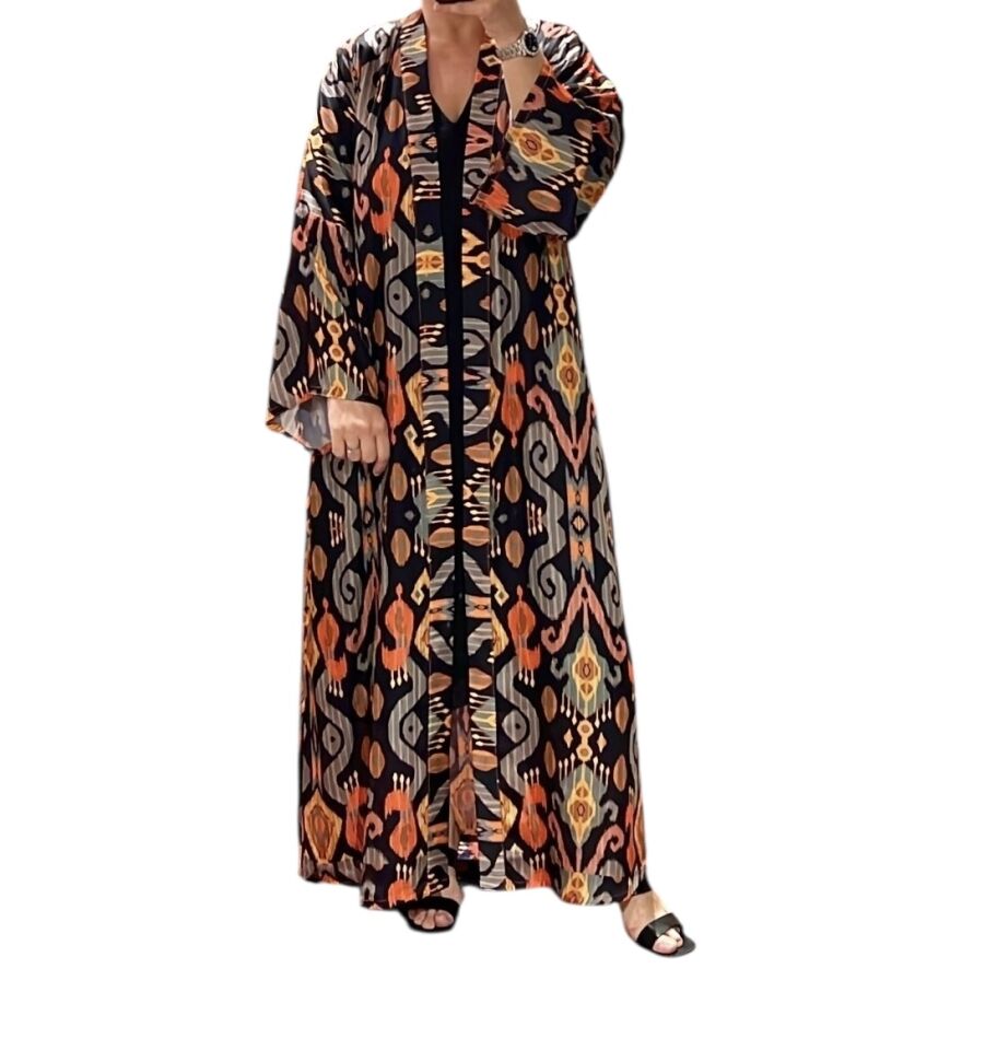 Silk Satin Special Design Kimono