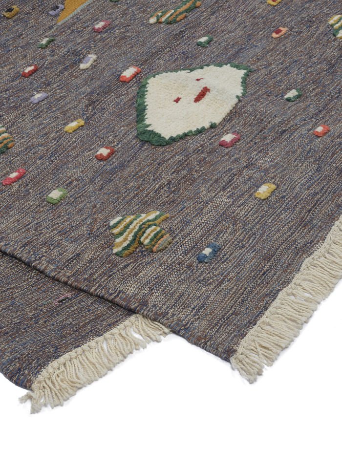 Nomad Life Kilim Rug And Hand Knotted Technique Together
