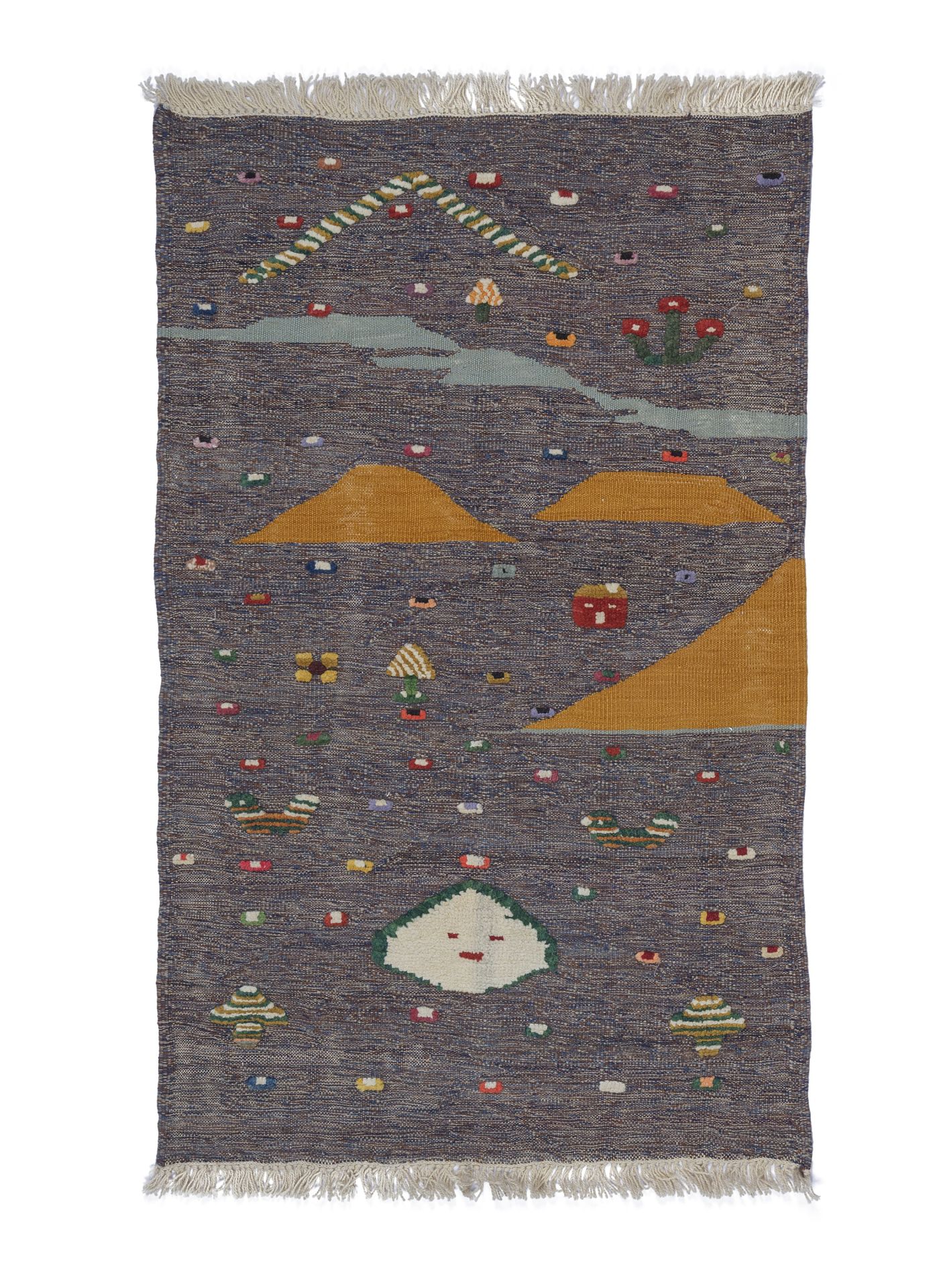 Nomad Life Kilim Rug And Hand Knotted Technique Together