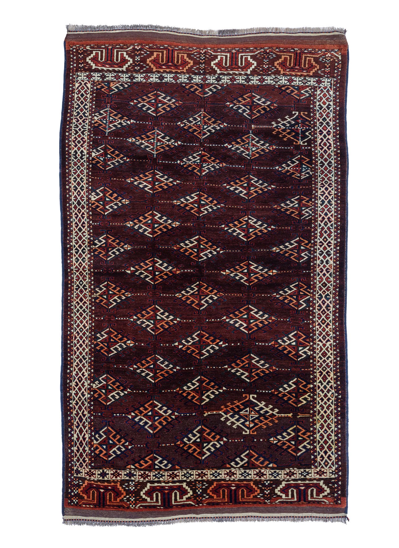Antique Turkoman Bokhara Yomut Rug