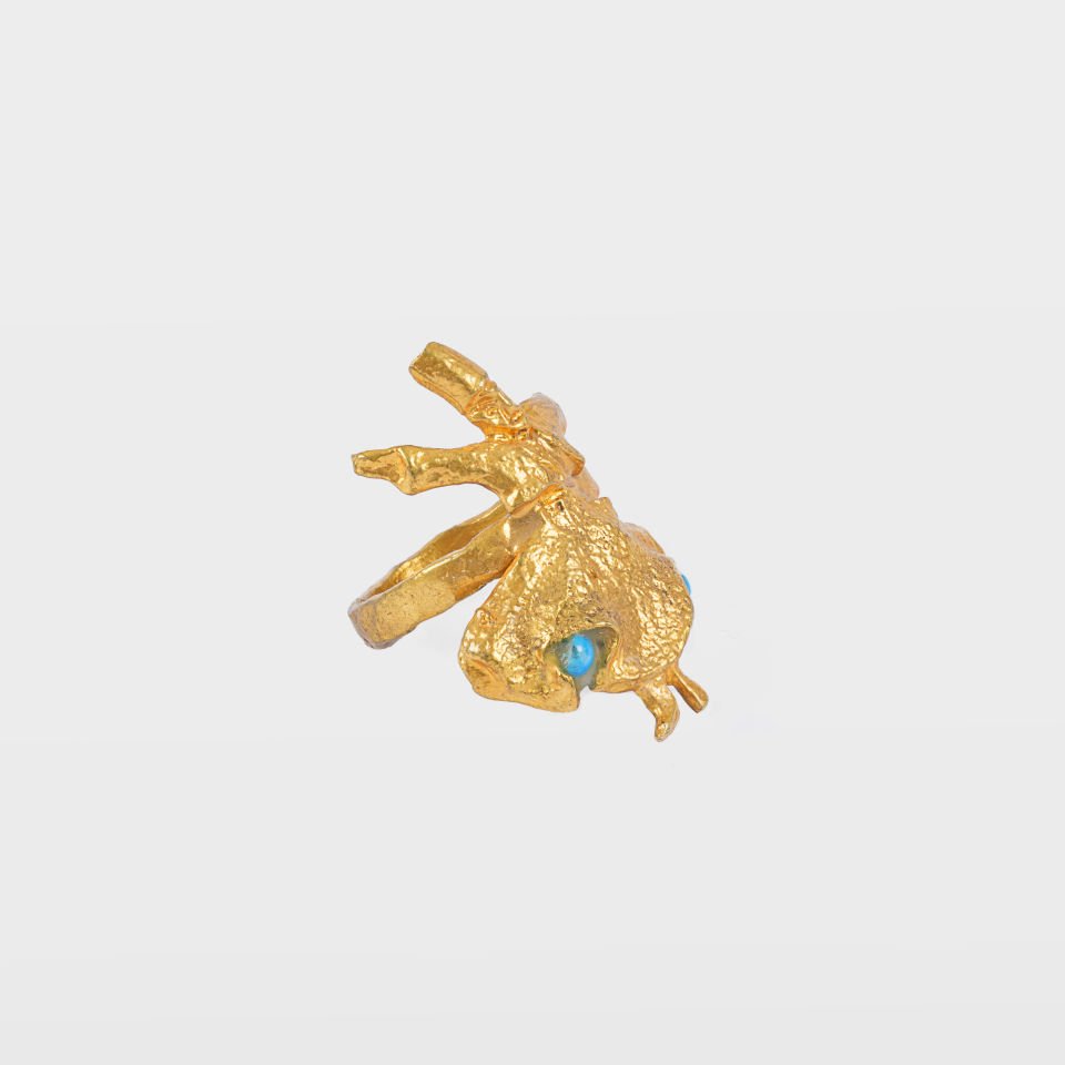 Gold Plated Mevlana Ring