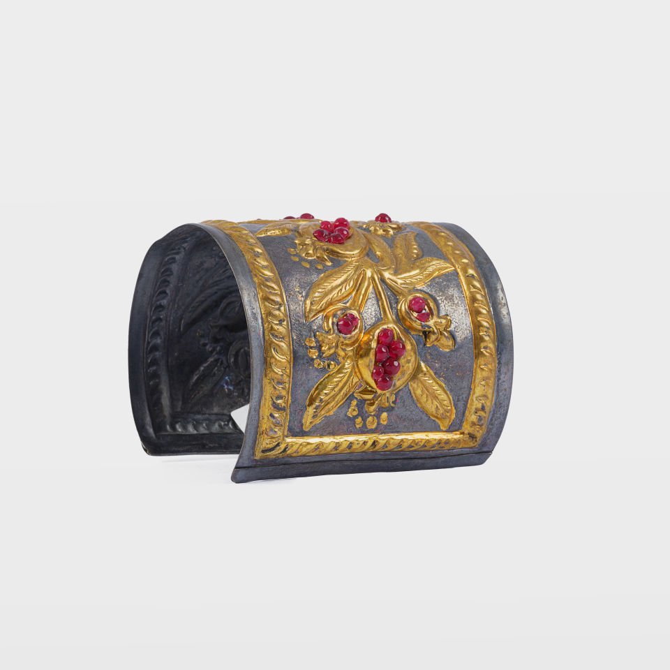 Gold Plated Pomegranate Bracelet