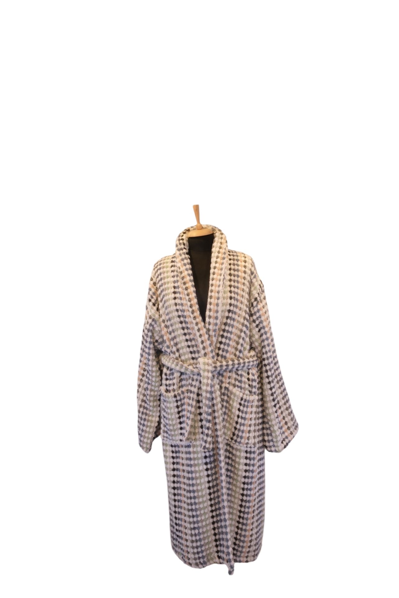 Turkish Bathrobe - Hand-Woven Colorful Turkish Cotton Bathrobe