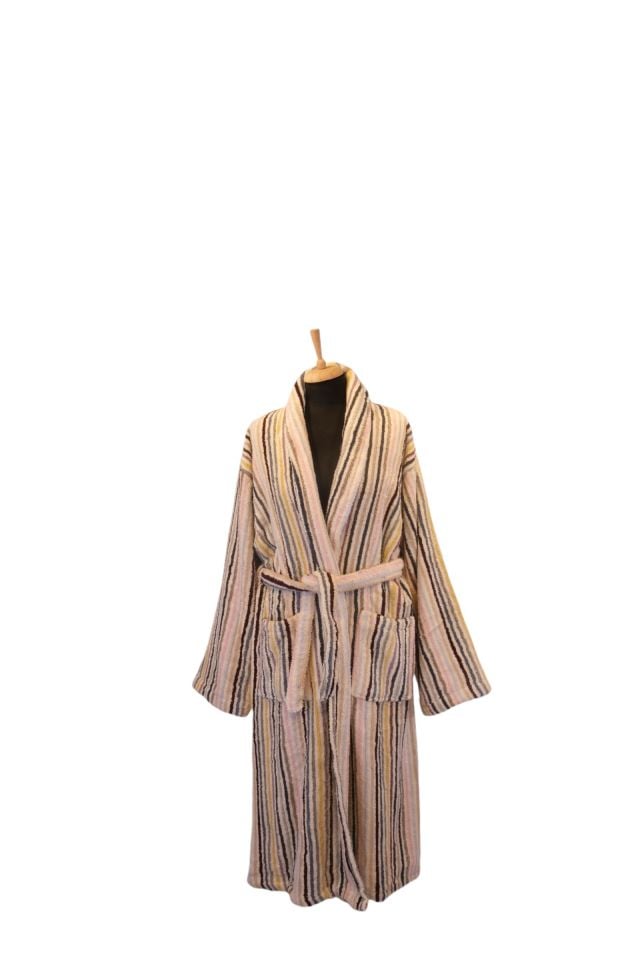 Turkish Bathrobe - Hand-Woven Colorful Turkish Cotton Bathrobe