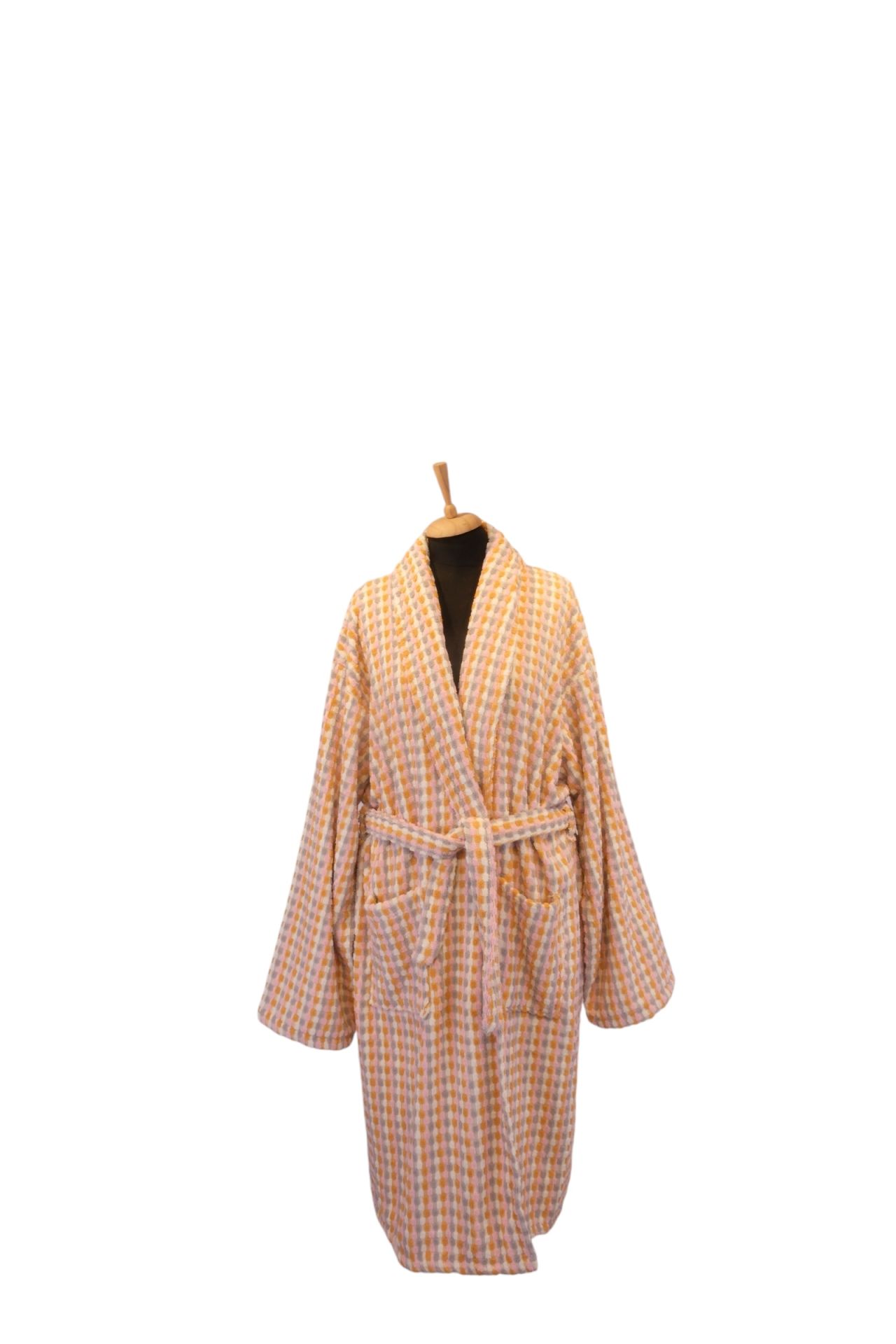 Turkish Bathrobe - Hand-Woven Colorful Turkish Cotton Bathrobe