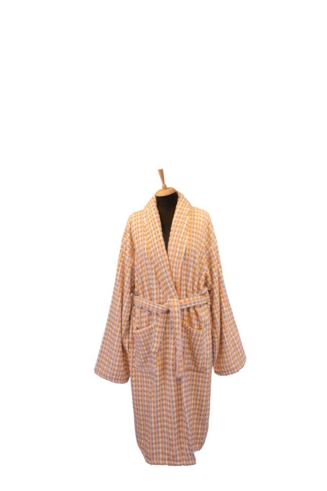 Turkish Bathrobe - Hand-Woven Colorful Turkish Cotton Bathrobe