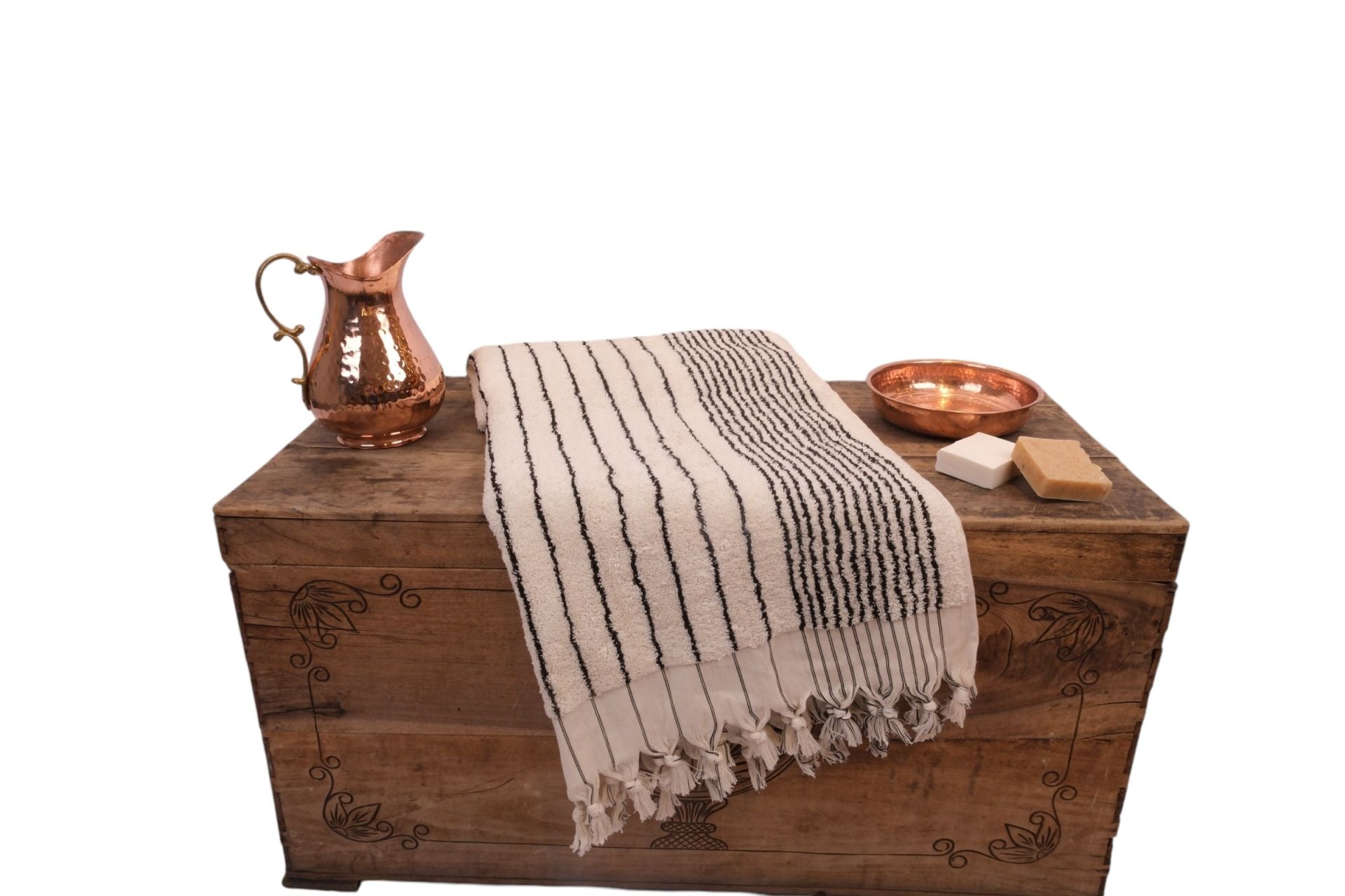 Turkish Towel - Hand-Woven Cotton Bath Towel