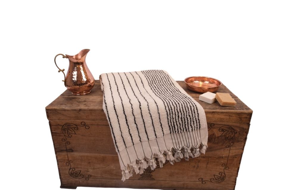 Turkish Towel - Hand-Woven Cotton Bath Towel