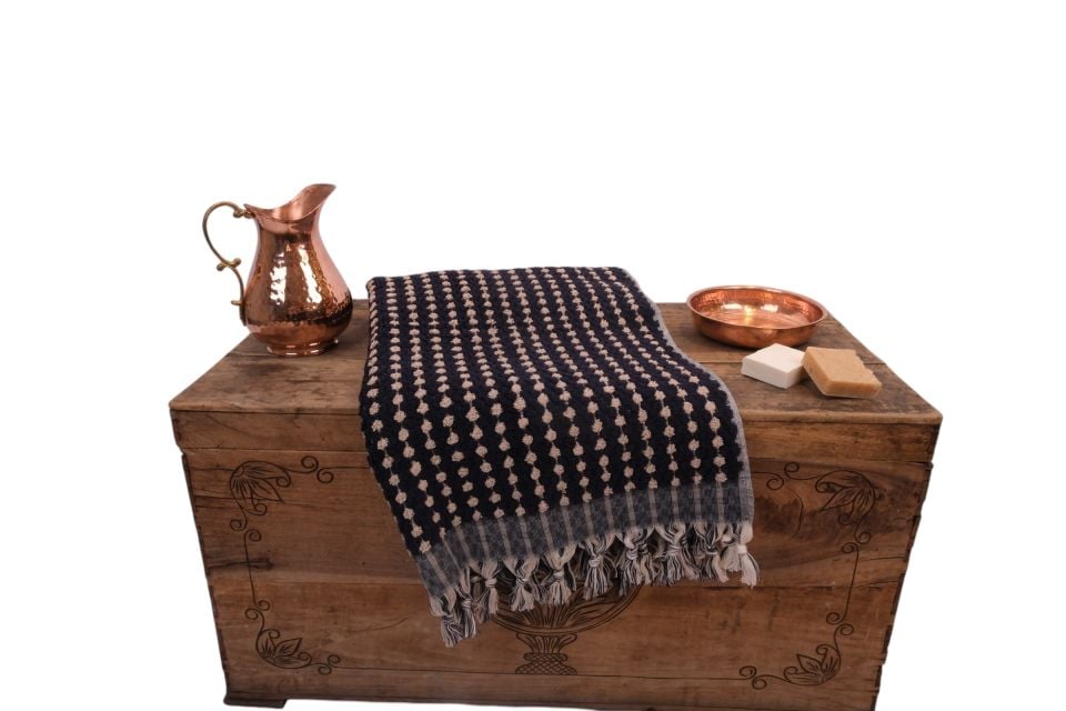 Turkish Towel - Hand-Woven Cotton Bath Towel