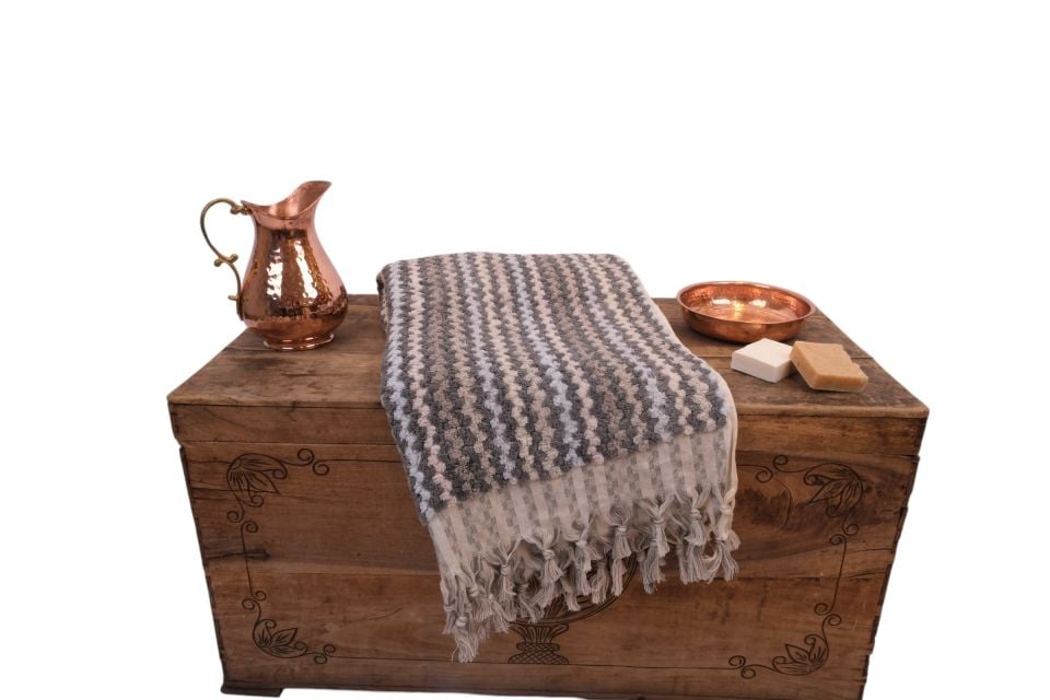 Turkish Towel - Hand-Woven Cotton Bath Towel