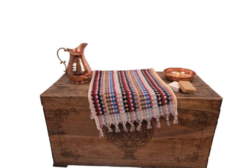 Turkish Towel - Hand-Woven Cotton Towel - Hand and Head Towel