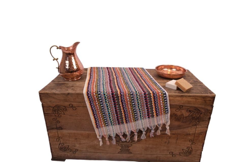 Turkish Towel - Hand-Woven Cotton Towel - Hand and Head Towel