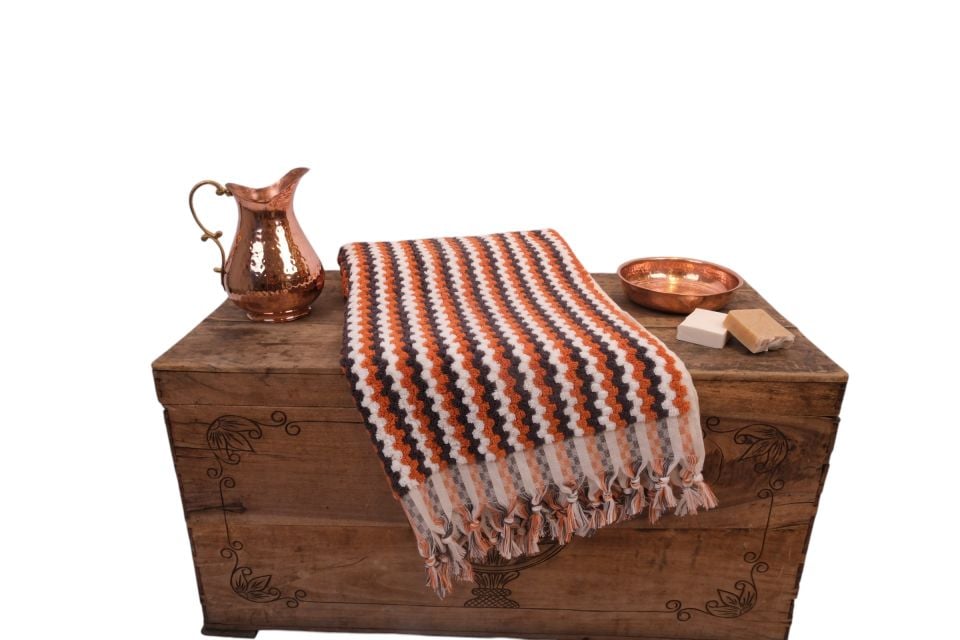 Turkish Towel - Hand-Woven Cotton Bath Towel
