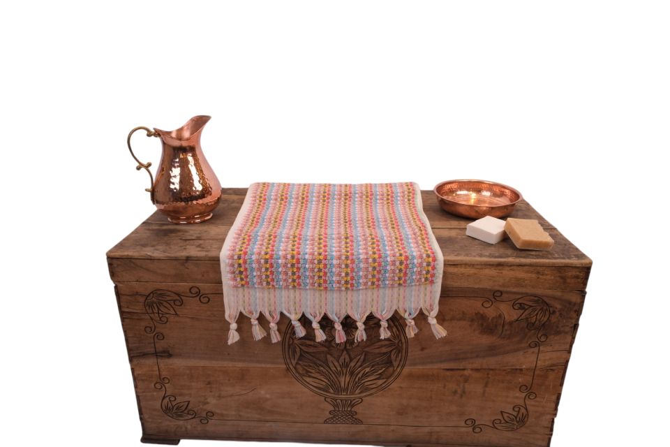 Turkish Towel - Hand-Woven Cotton Towel - Hand and Head Towel multicoloured 3