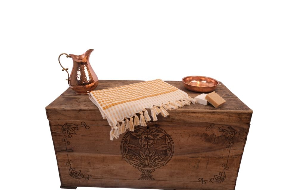 Hand-Woven Cotton Towel - Hand and Head Towel