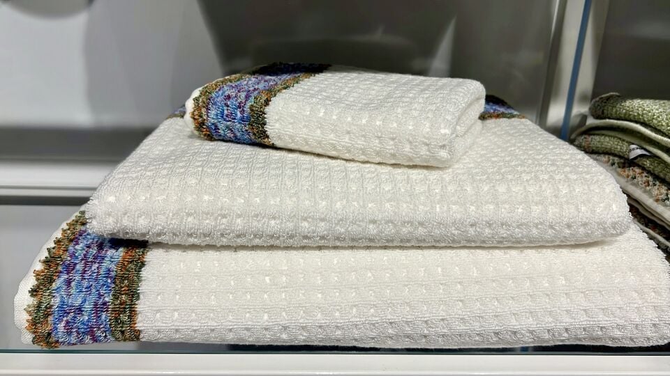 Ivery Artisan Stripe Towel Set
