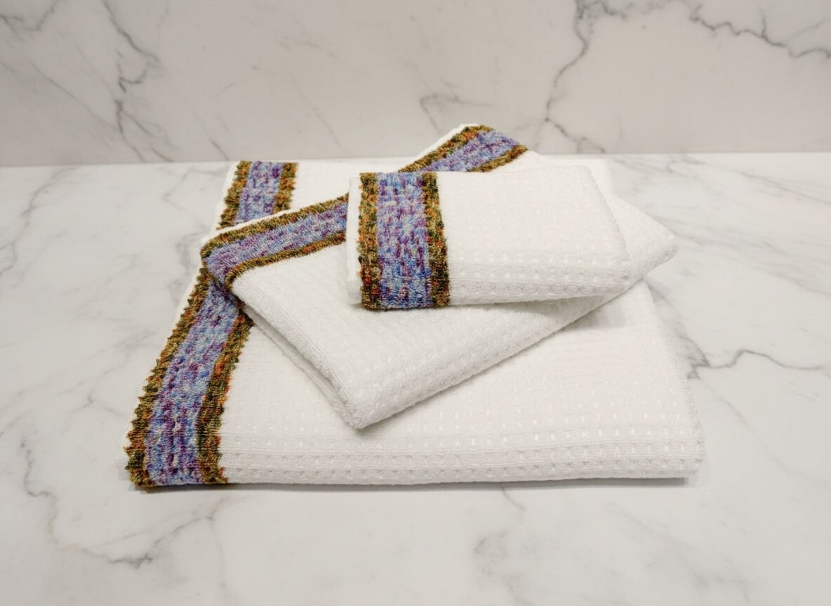 Ivery Artisan Stripe Towel Set