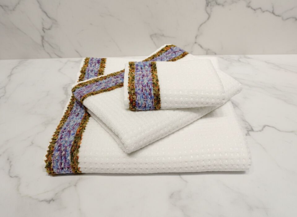 Ivery Artisan Stripe Towel Set