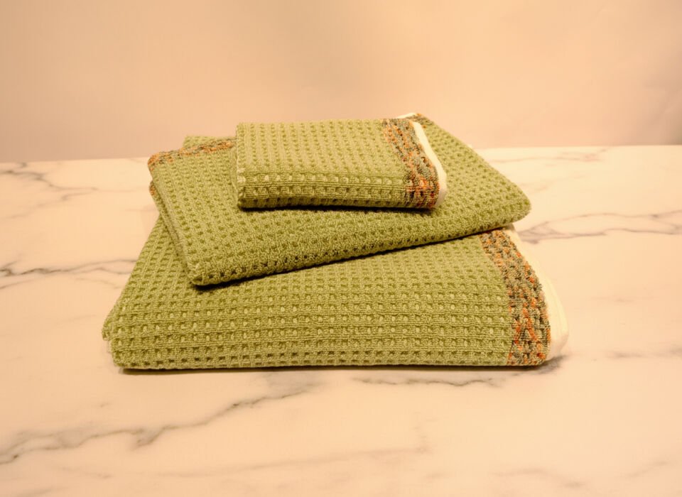 Olive Grove Texture Towel Set