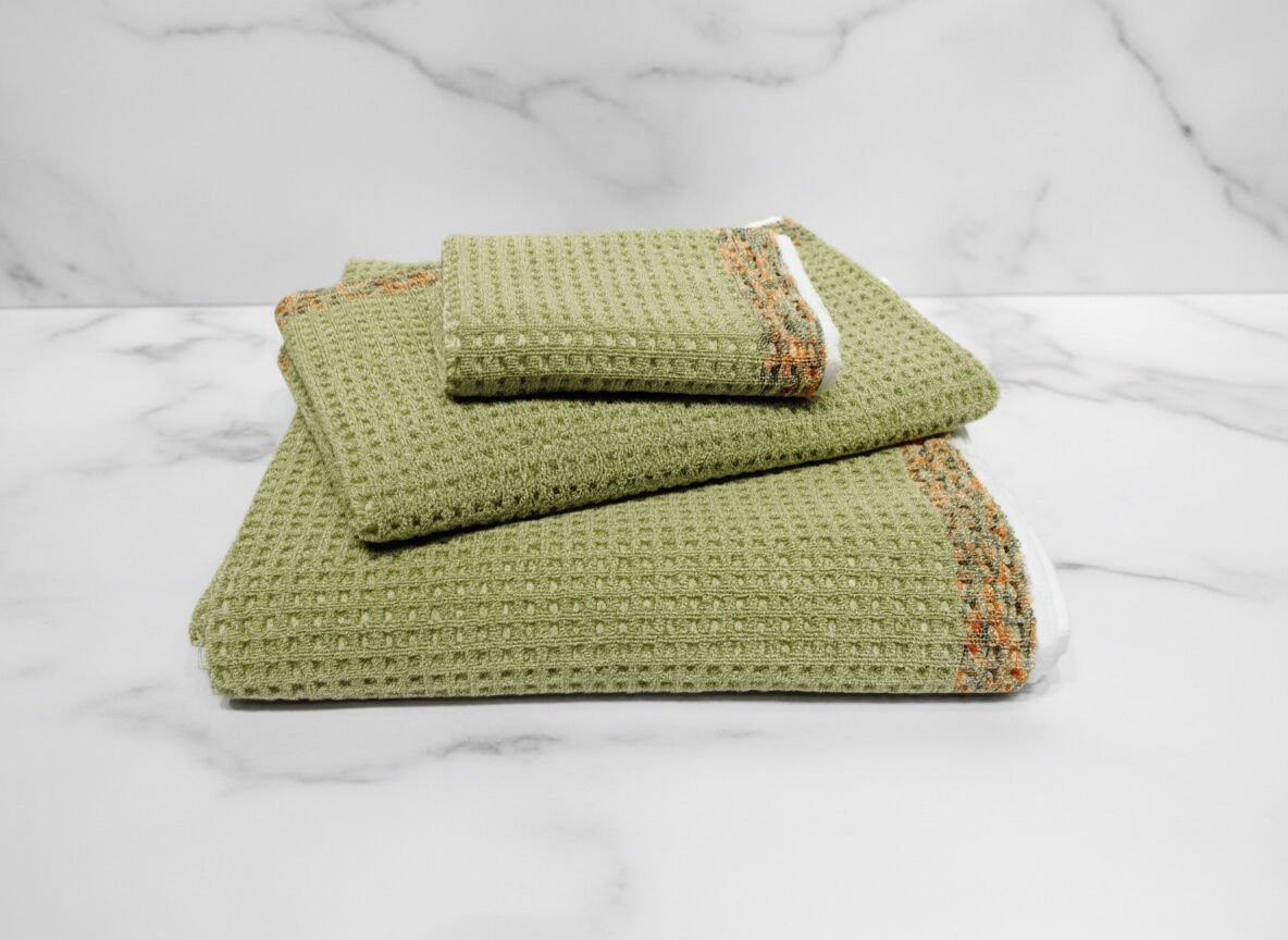 Olive Grove Texture Towel Set