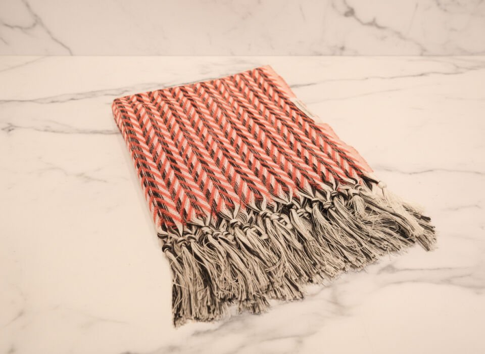 Terracotta Chevron Peshtemal