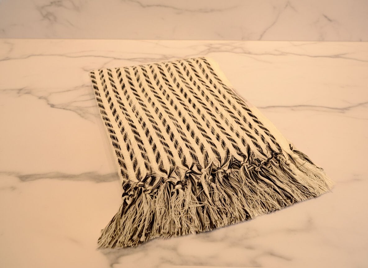 Black & White Chevron Peshtemal