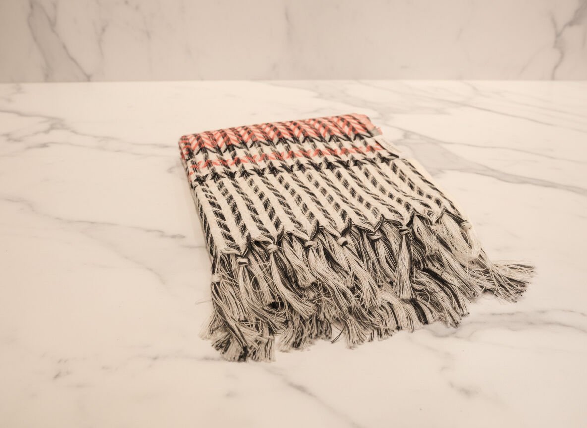 Tri-Color Braided Chevron Peshtemal