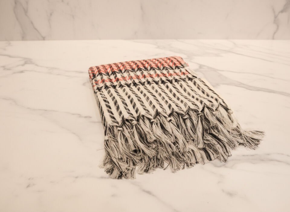 Tri-Color Braided Chevron Peshtemal