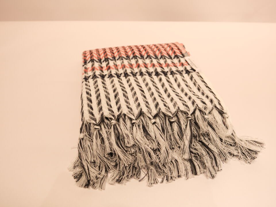 Tri-Color Braided Chevron Peshtemal